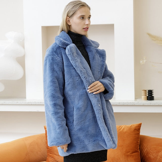ModeGeist | Midikleid mit Fleece-Futter für Frauen Ideal für Den Herbst und Den Winter
