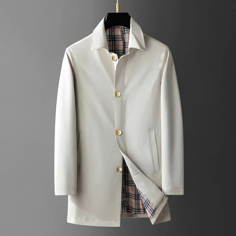 ModeGeist | Stilvolle Herrenjacke mit klassischem Futter