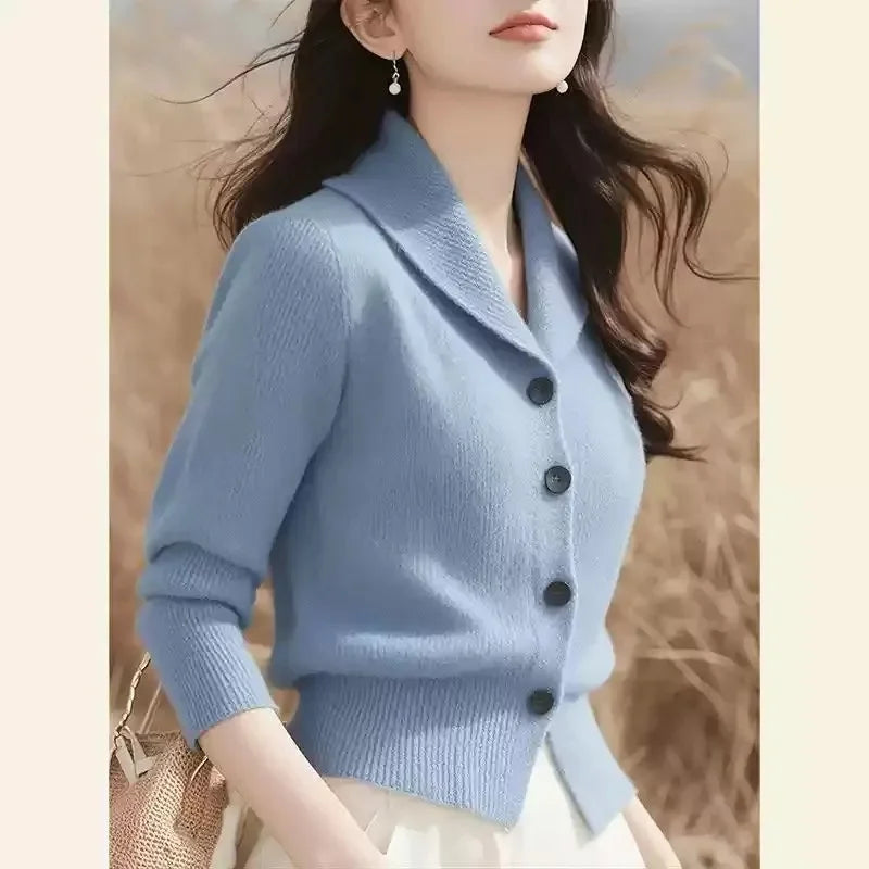 Strickjacke mit Knöpfen von IRMTRAUD - Basics