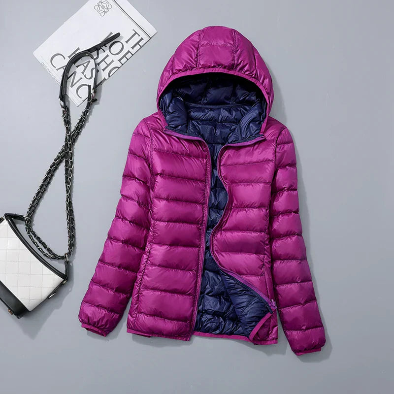 ModeGeist | Kapuzen Daunenjacke Spezielle Winter