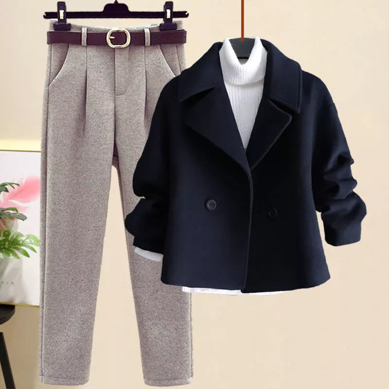 ModeGeist | Elegantes Dreiteiliges Wintersatz