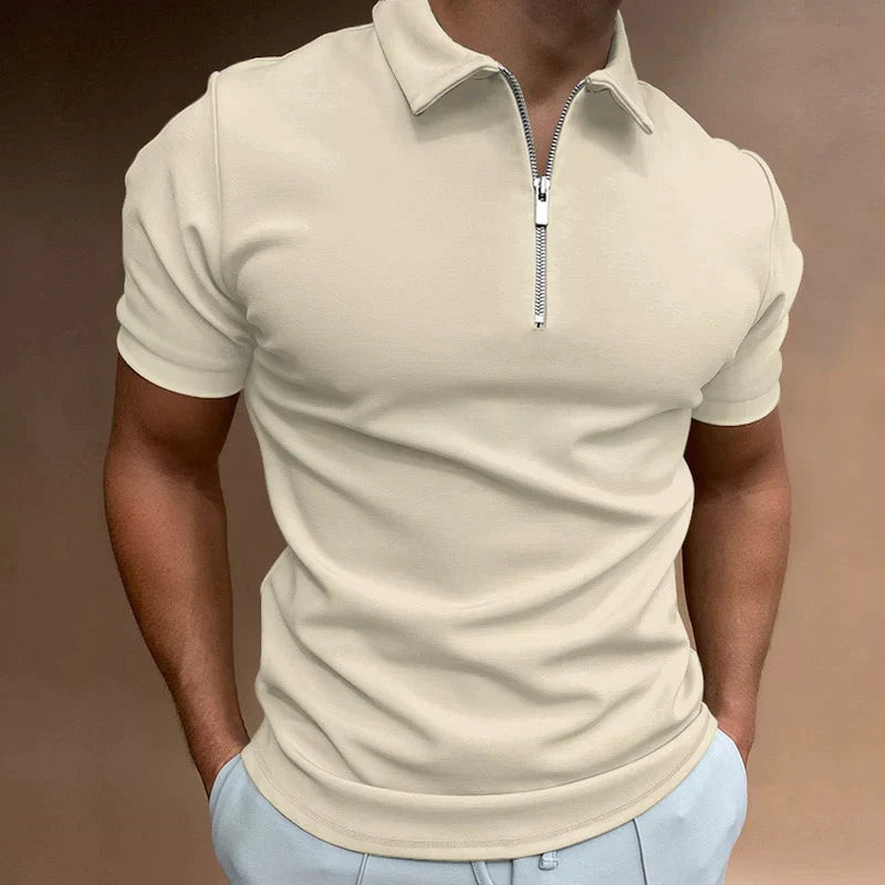 JAXON Polohemd mit Zipper