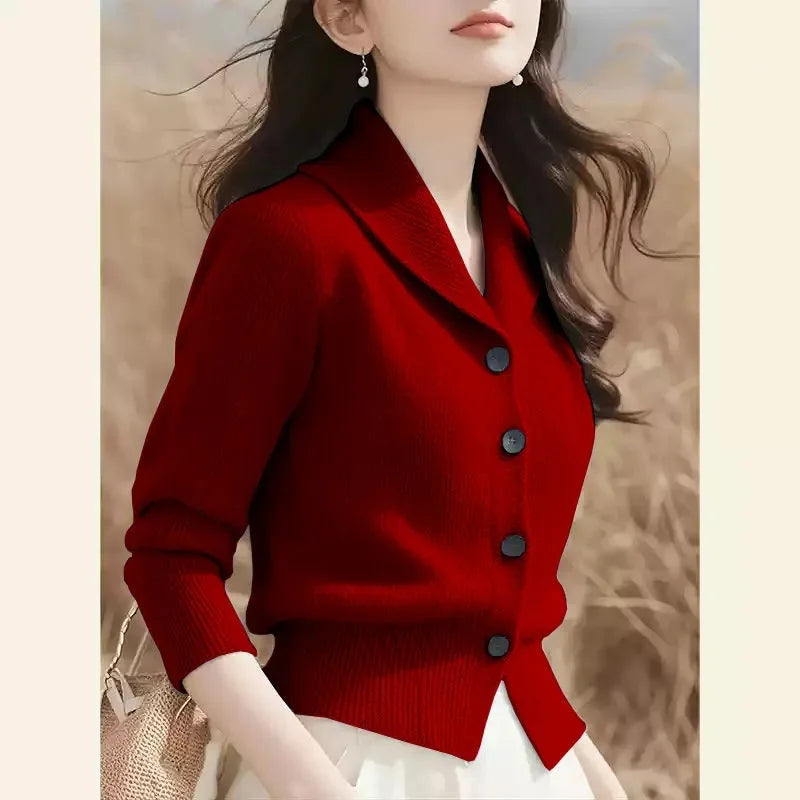 Strickjacke mit Knöpfen von IRMTRAUD - Basics