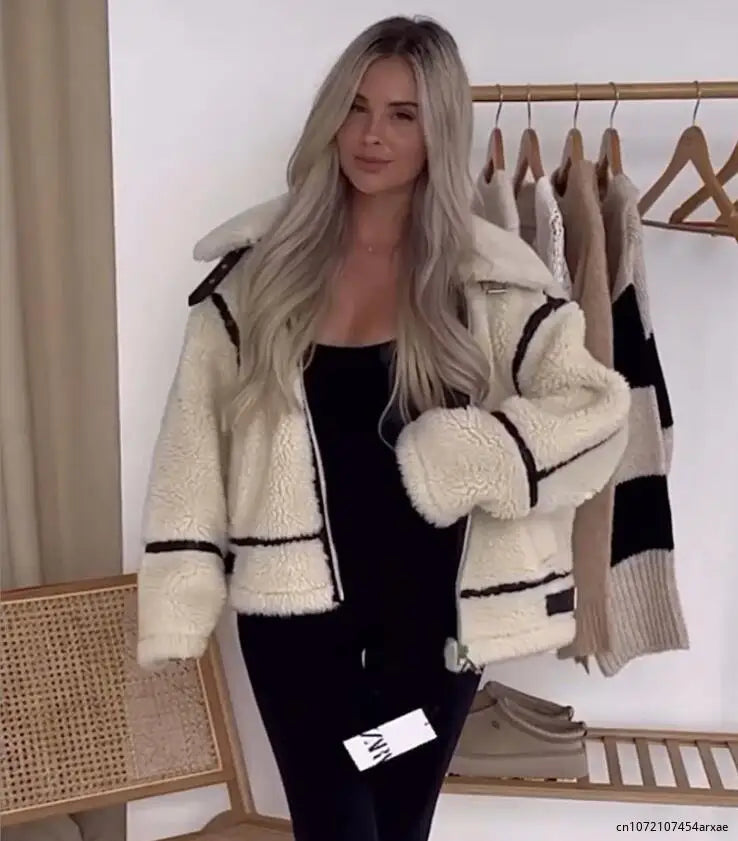 ModeGeist | Gemütliche Kunstfell-Winterjacke