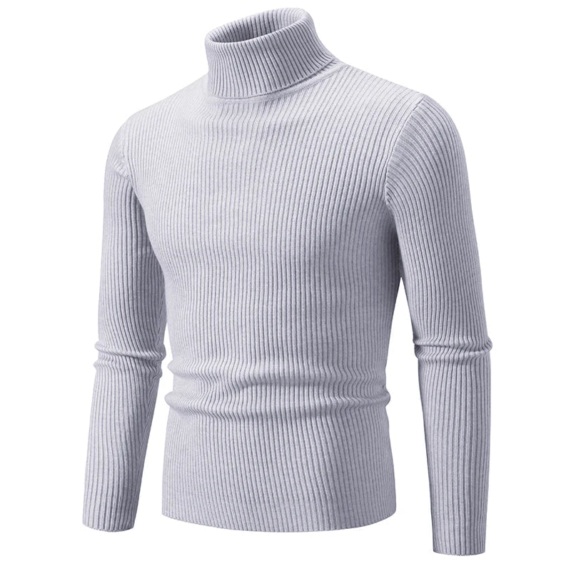 ModeGeist | Rollkragenpullover Baumwolle Stilvoll, Warm