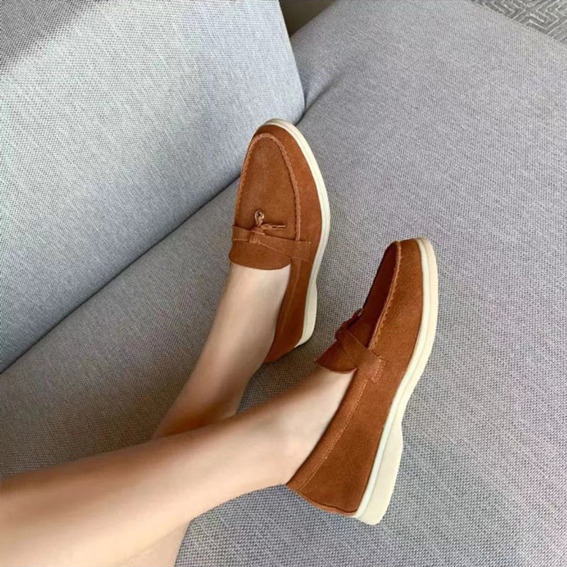 MODEGEIST Damen-Loafer mit Schloss-Detail