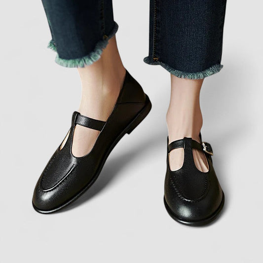 MODEGEIST Damen Orthopädische Schuhe Niedriger Absatz Komfort