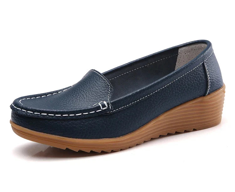 Damen-Slipper aus weichem Leder von Gisela®
