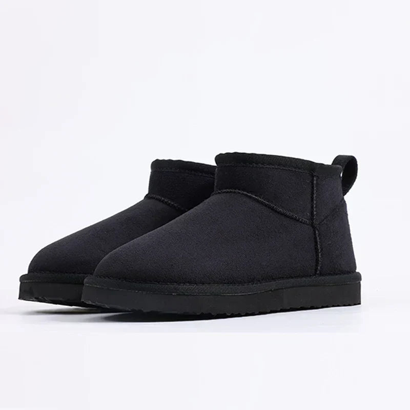 MODEGEIST Damen Flausch-Stiefel Weiches Futter Gemütlich Winterschuhe
