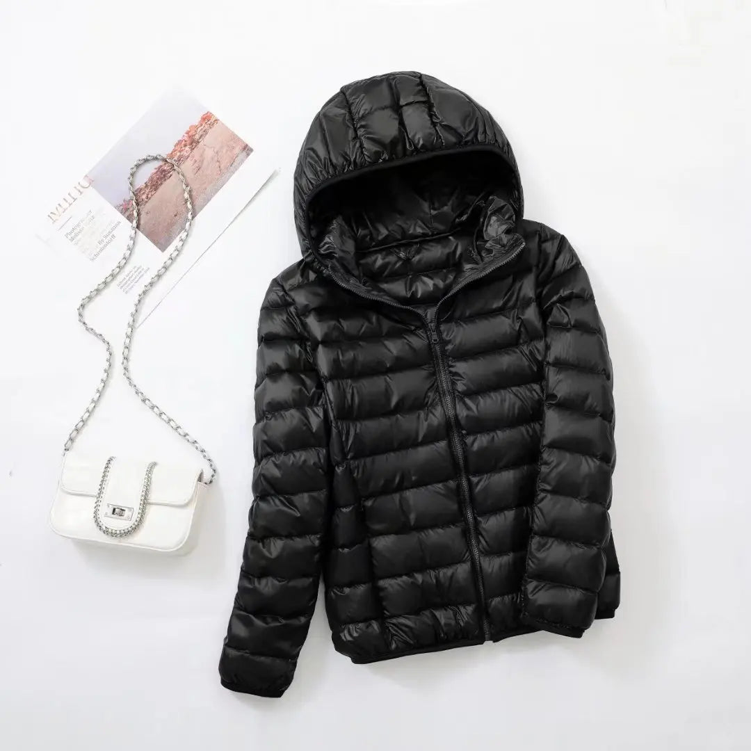 ModeGeist | Kapuzen Daunenjacke Spezielle Winter