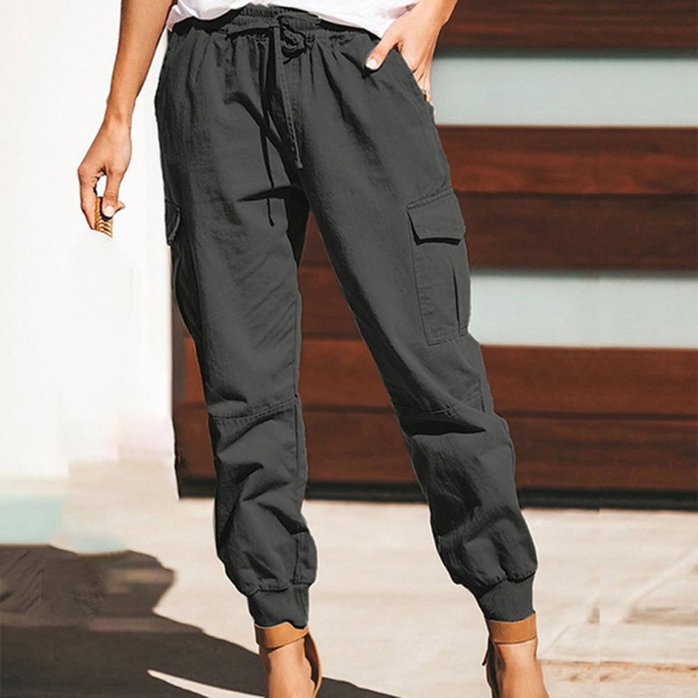 Cargohose CATALINA mit geradem Schnitt und Kordelzug
