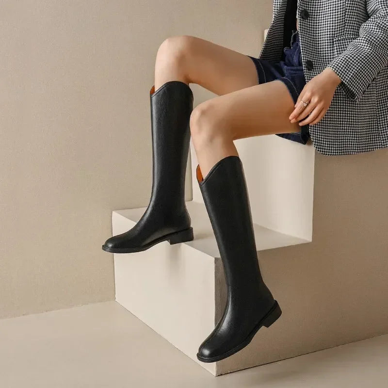 ModeGeist | Knöchelhohe Stiefel Aus Kunstleder