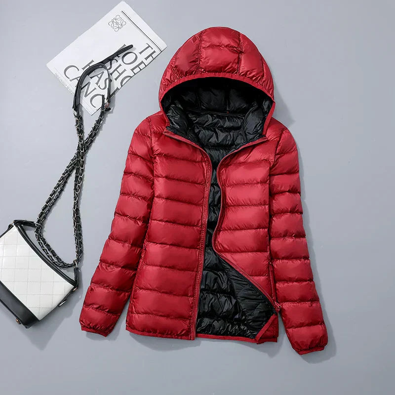 ModeGeist | Kapuzen Daunenjacke Spezielle Winter