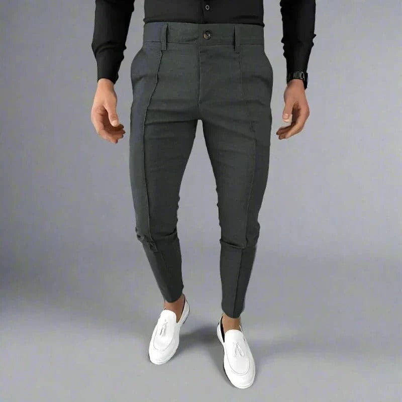 Jerry Herrenhose: Klassische, knitterfreie Vintage-Hose