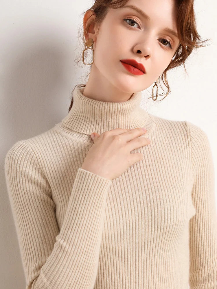 ModeGeist | Strickpullover Gerippte Struktur Figurunabhängiger Schnitt