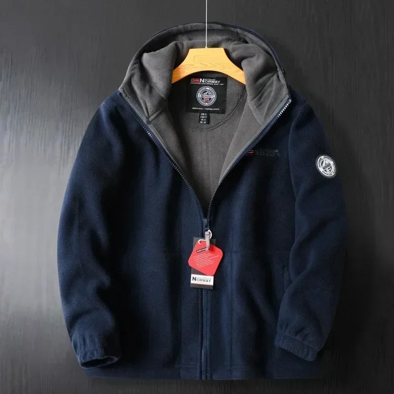 ModeGeist | Extra Warme Kapuzenjacke mit Reißverschluss
