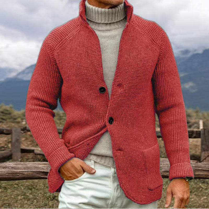 ERWIN - Grobstrickjacke im Stricklook