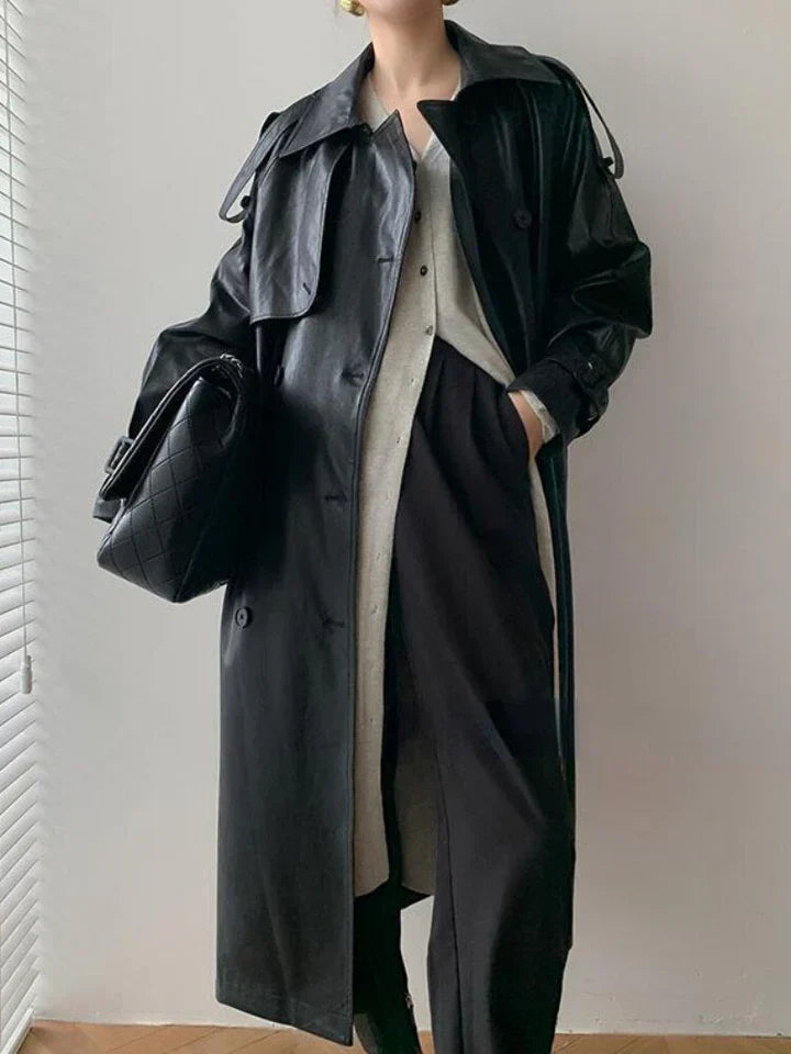 ModeGeist | Trenchcoat - stilvolle lange Damenjacke