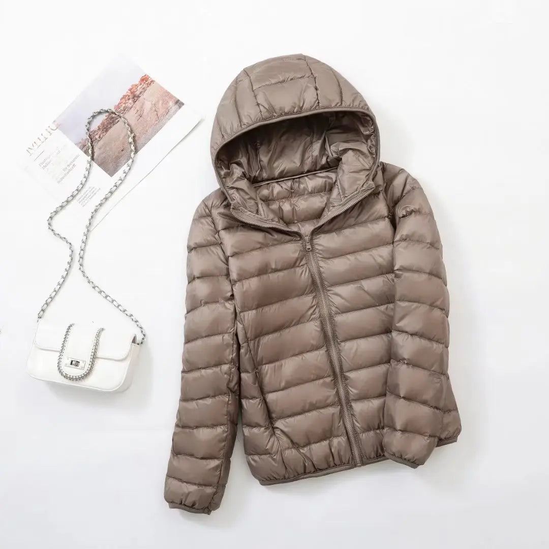 ModeGeist | Kapuzen Daunenjacke Spezielle Winter