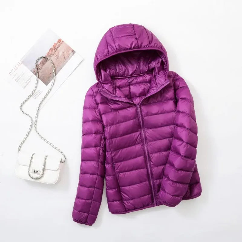 ModeGeist | Kapuzen Daunenjacke Spezielle Winter