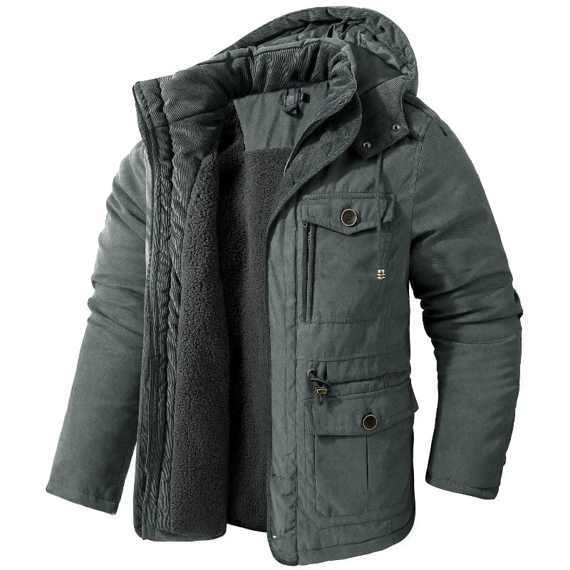 KAI – Gepolsterte Jacke mit Sherpa-Futter
