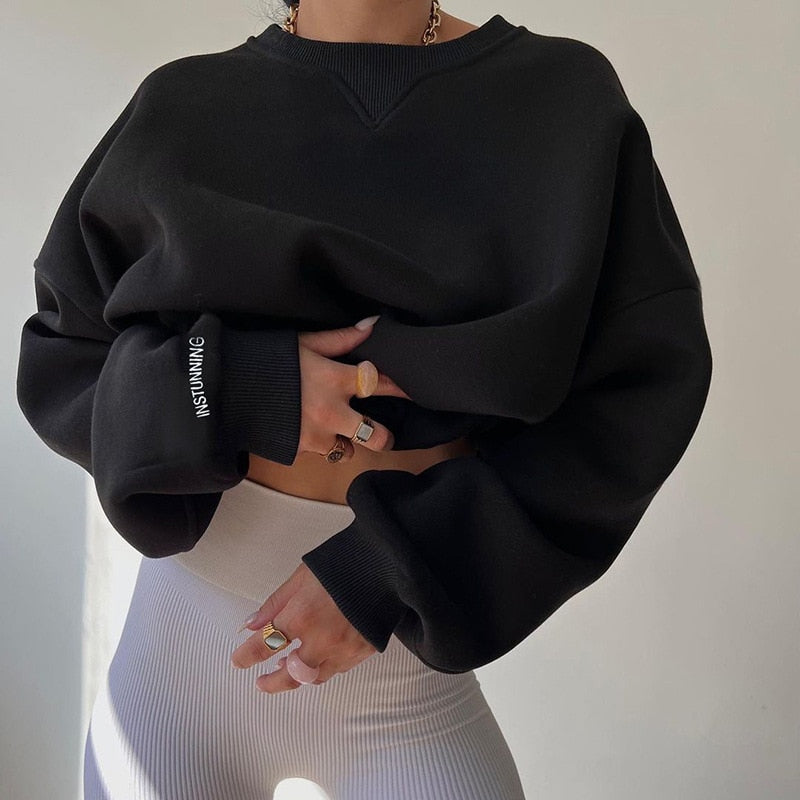 Großes, bequemes Sweatshirt für Damen für höchsten Relaxkomfort