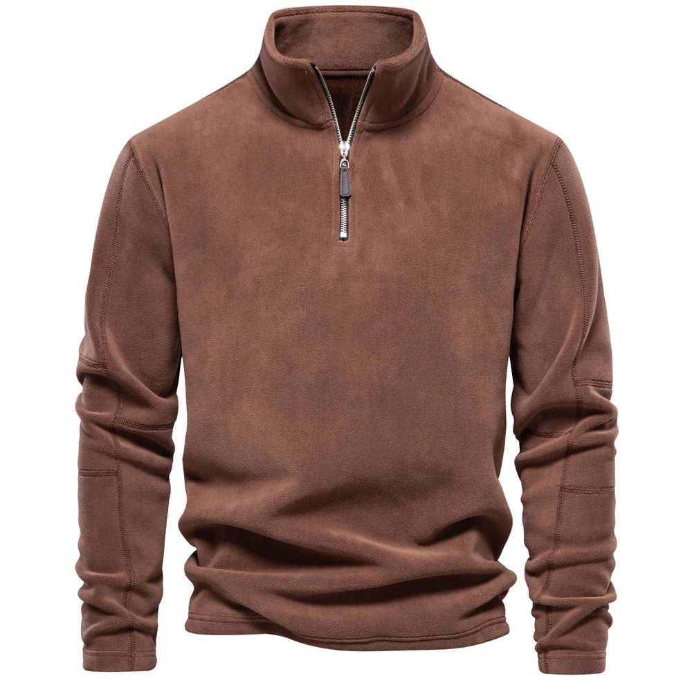 ModeGeist | Weiches Fleece Sweatshirt mit Reißverschluss Warm und Komfortabel Ideal für Kaltes Wetter
