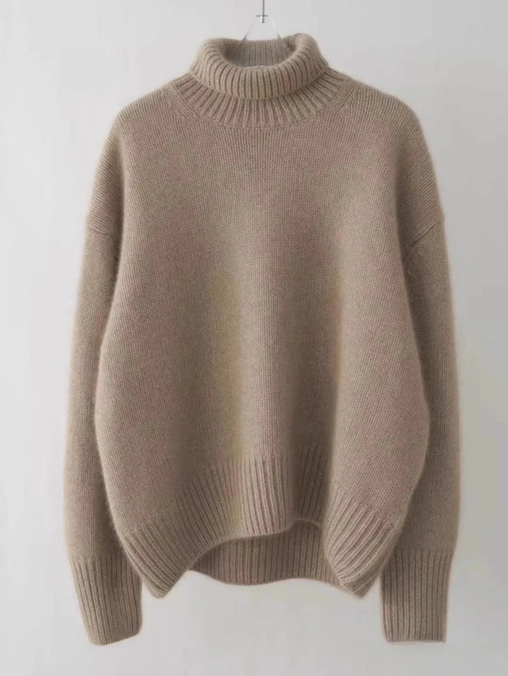 ModeGeist | Pullover - Damen Herbst Luxe Kaschmir Rollkragenpullover