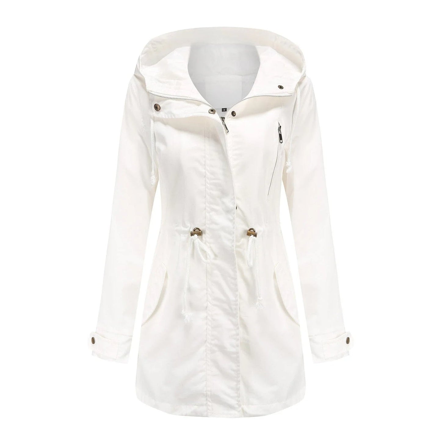 ModeGeist | Damen Elegante Wasserdichte Regenjacke Für Outdoor Aktivitäten