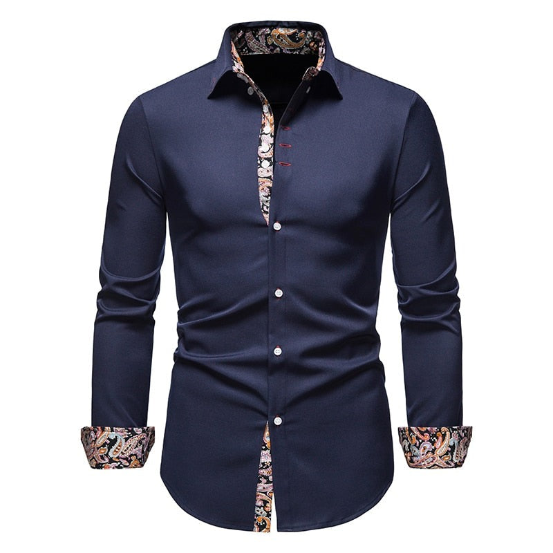 Herren Langarm-Polo Derick - Elegant