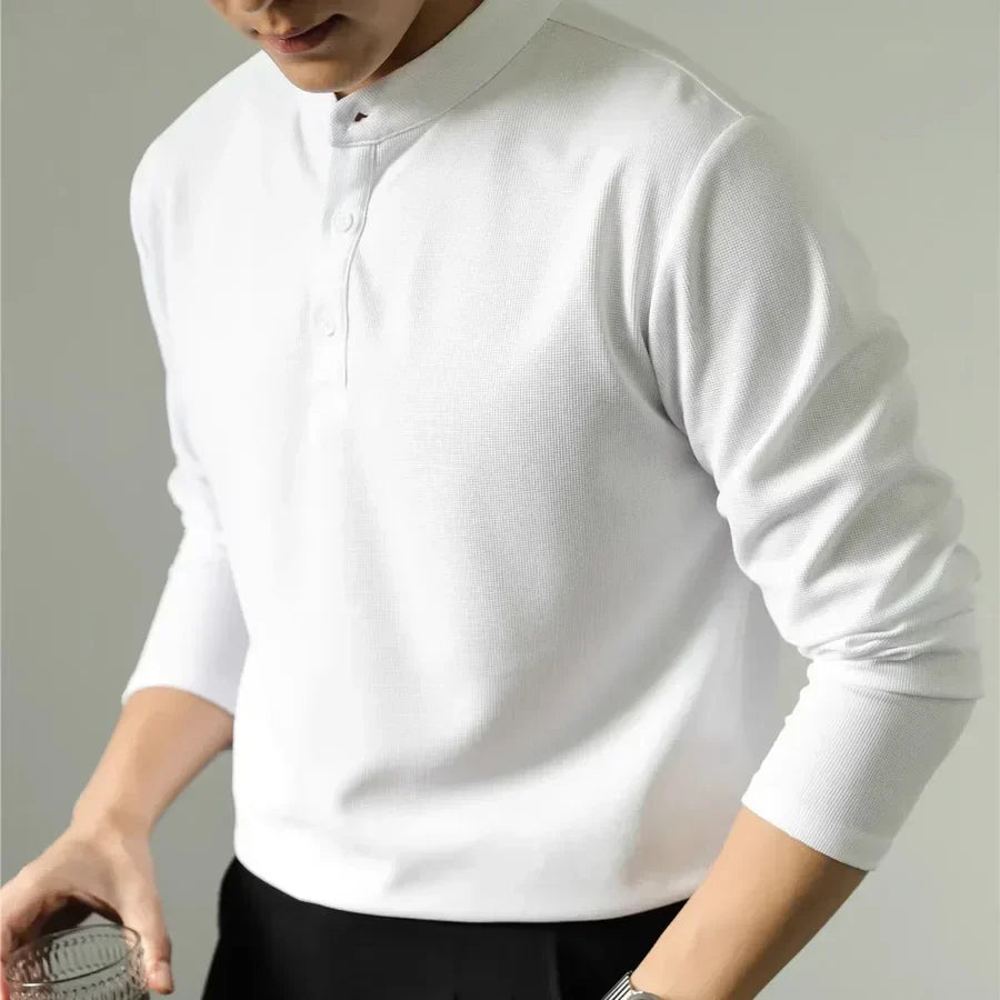 JORG Langarmshirt mit Stehkragen