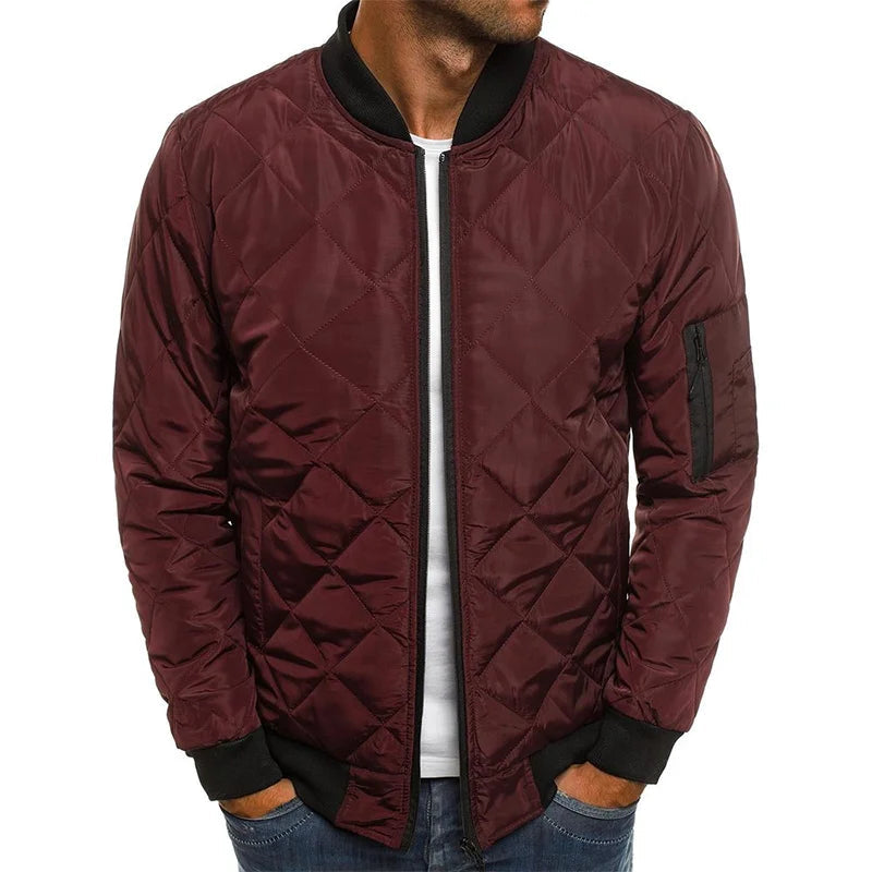 MATUS Baumwolljacke im Rautenmuster