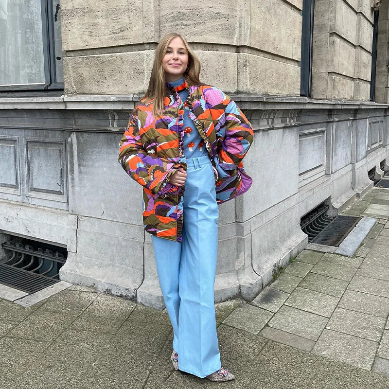 ModeGeist | Mehrfachdruckmäntel mit Kreativem Muster