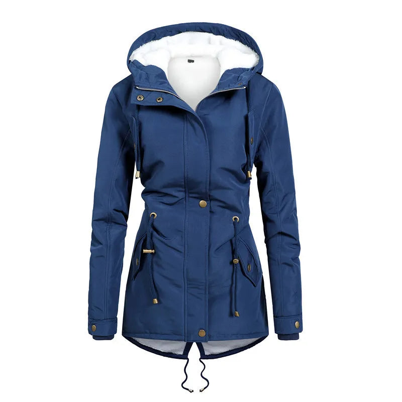 ModeGeist | Winddichte Mittellange Kapuzenjacke