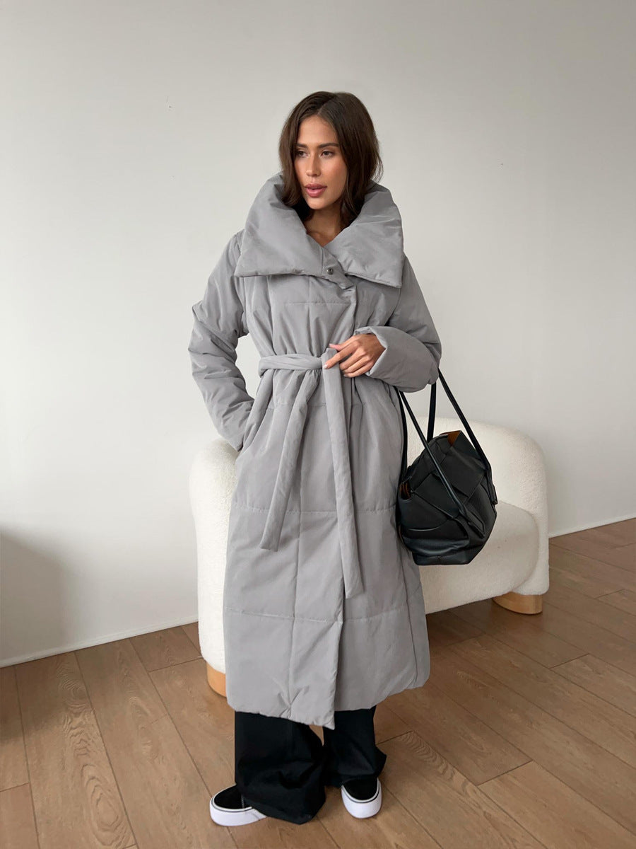 ModeGeist | Eleganter Wintermantel mit breitem Kragen