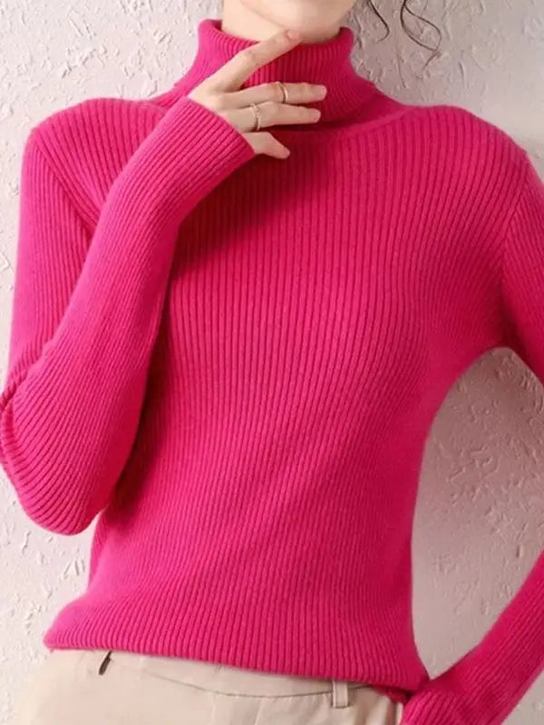 ModeGeist | Strickpullover Gerippte Struktur Figurunabhängiger Schnitt
