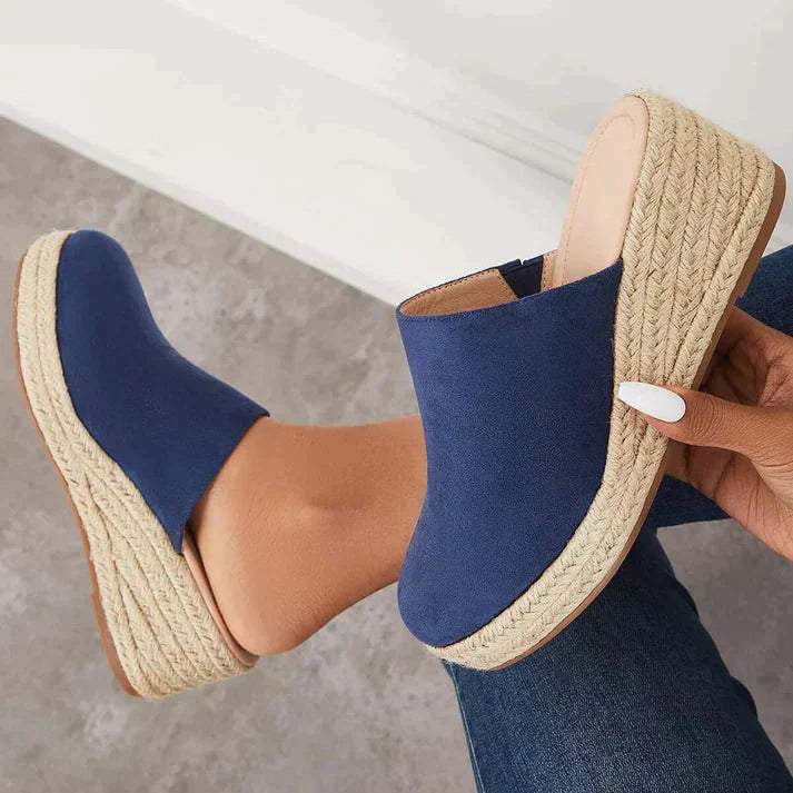 MODEGEIST: bequeme, rutschfeste Wildledersandalen