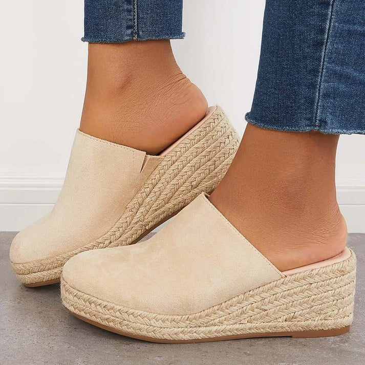MODEGEIST: bequeme, rutschfeste Wildledersandalen