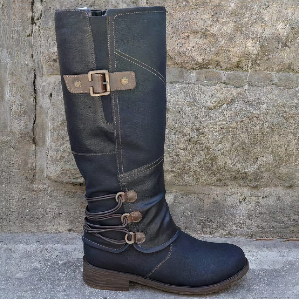 Modische Damen-Winterstiefel in Knöchellänge - Selda