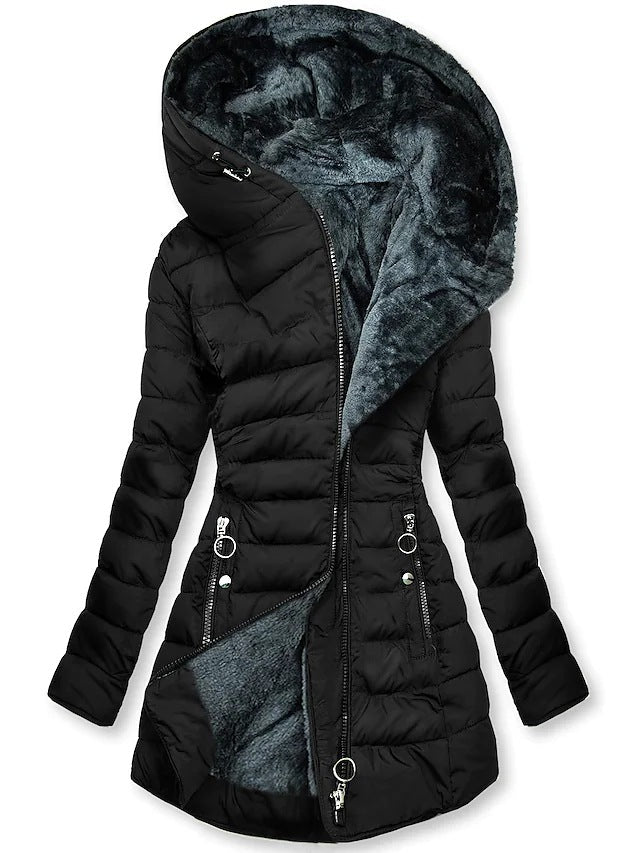 ModeGeist | Lang Femme Tailliert Elegant & Warm Weiches Angenehmes Material