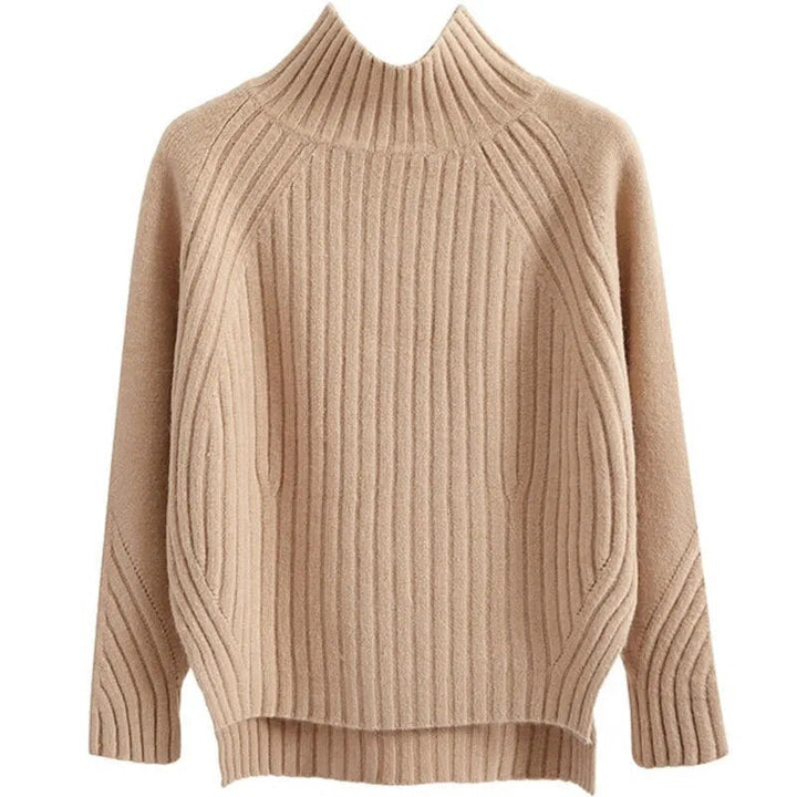 ModeGeist | Strickpullover mit Halbem Rollkragen