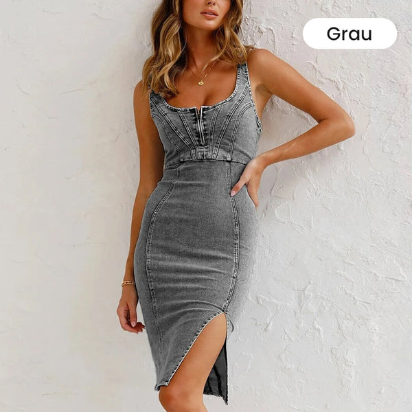 Stretch-Denim Figurbetontes Kleid von ESLEM
