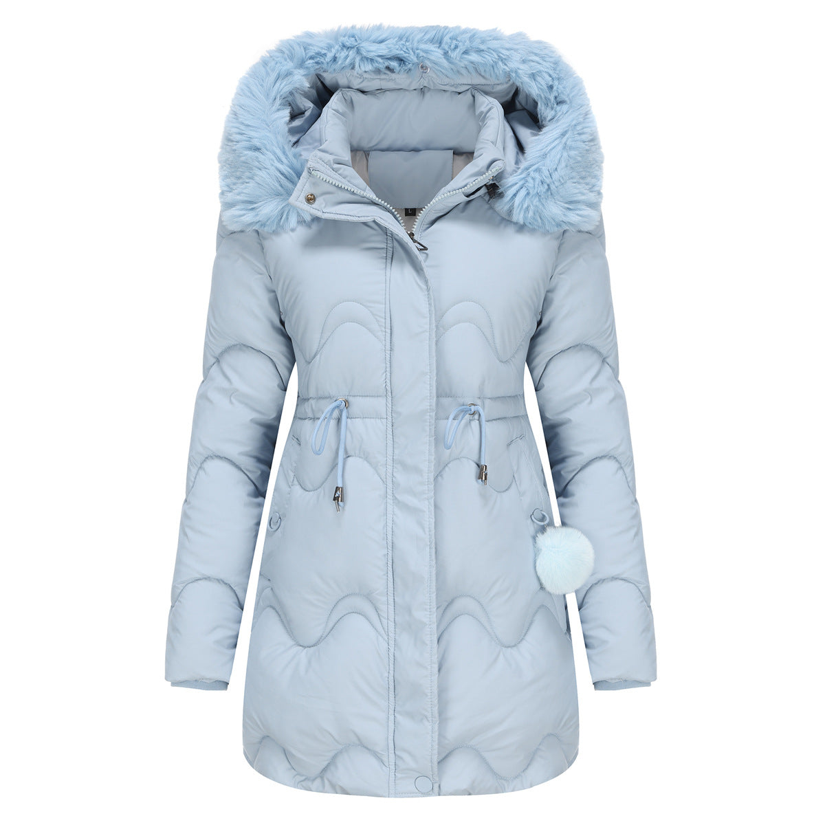 ModeGeist | Winterjacke mit Abnehmbarer Kapuze und Reißverschlüssen