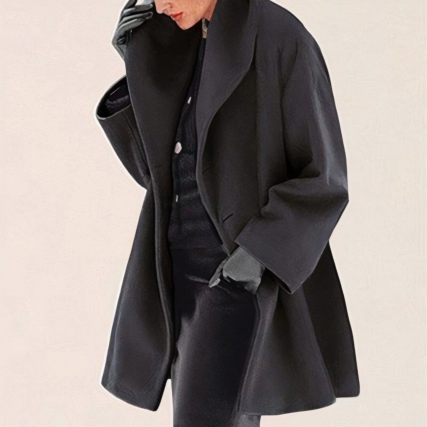 ModeGeist | Warme Kapuzen Midi Winterjacke
