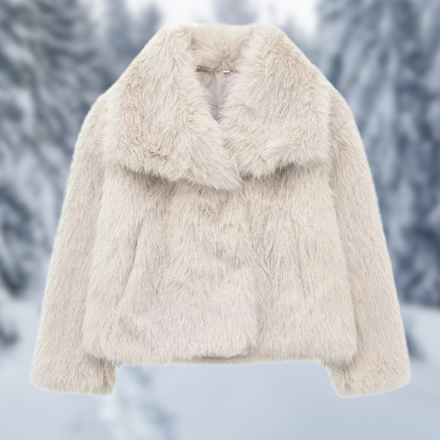 Mantel aus Paillettengewebe, Modell Victoria
