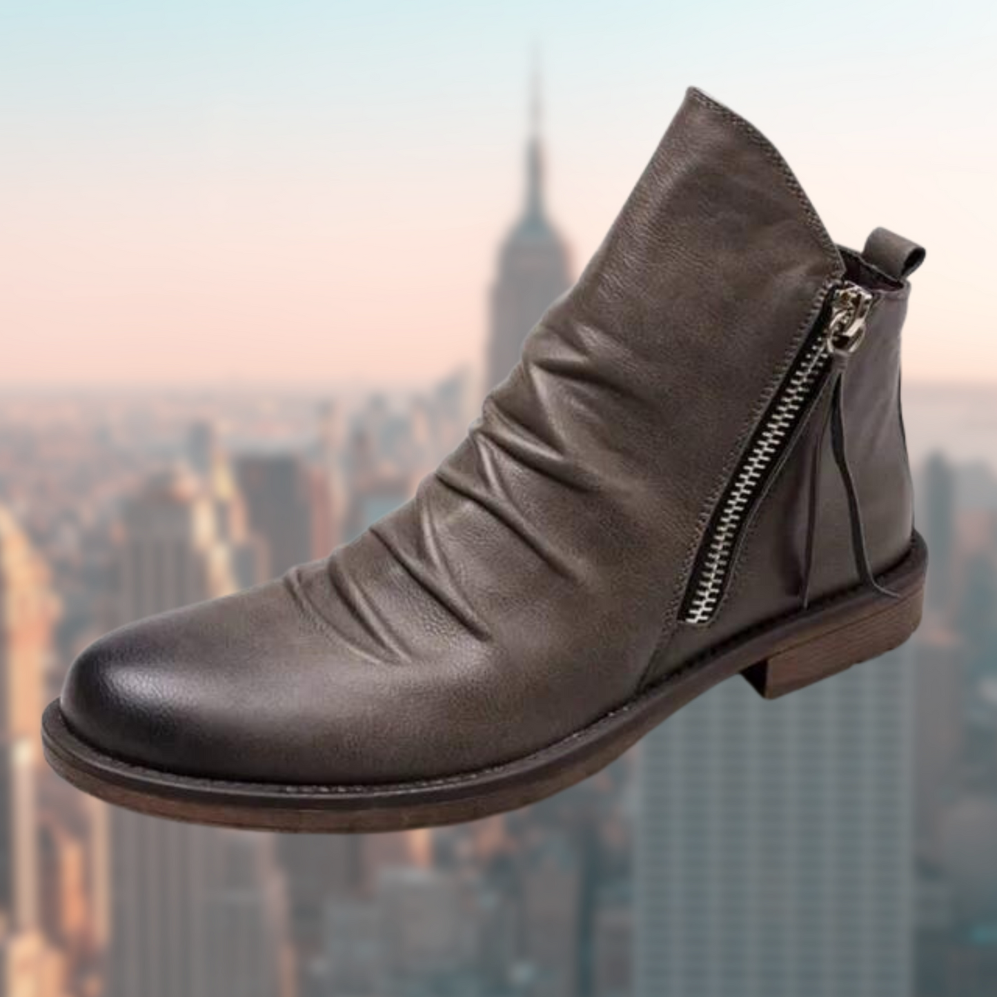 ModeGeist | Lederstiefel mit Glattem Finish