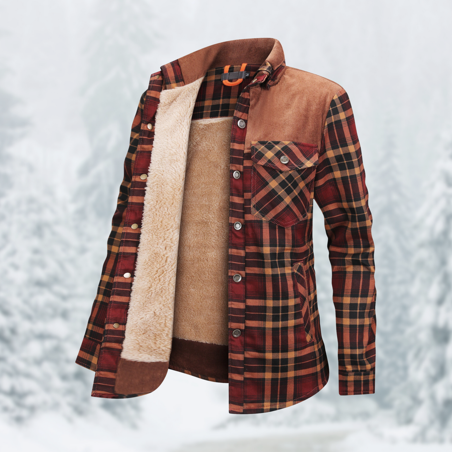 ModeGeist | Flanell Wanderjacke für Frauen