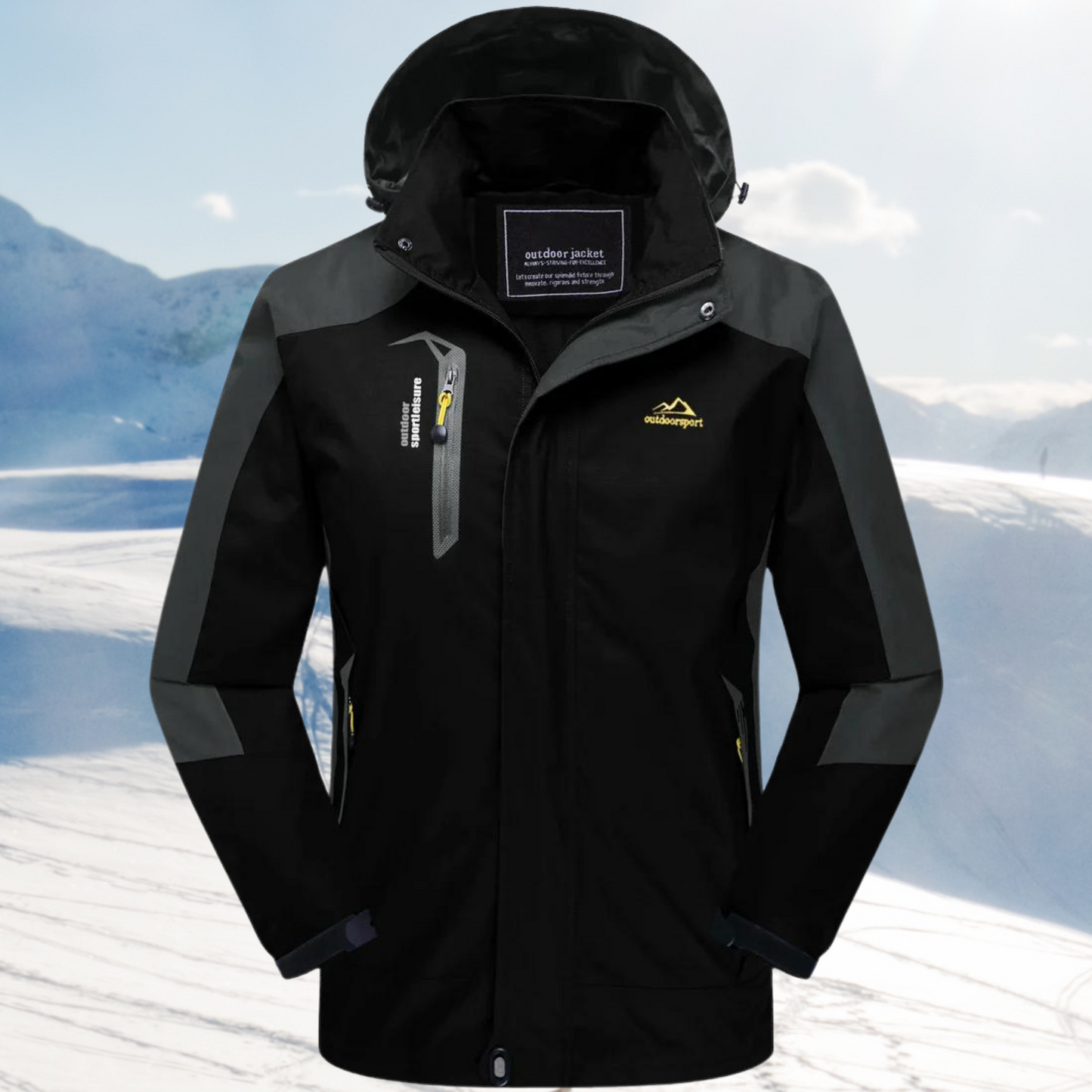 ModeGeist | Damen Wasserdichte Outdoor Jacke Mit Kapuze