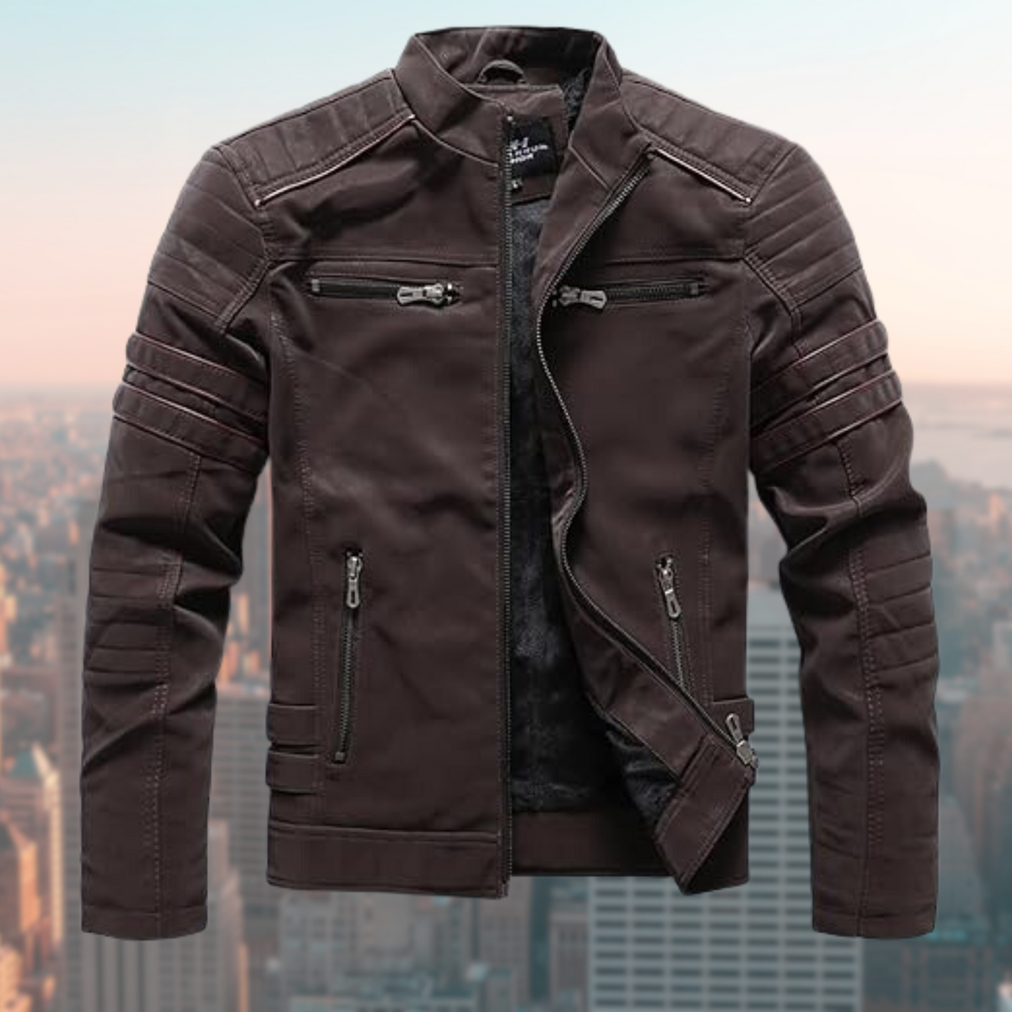 Calvin Lederjacke
