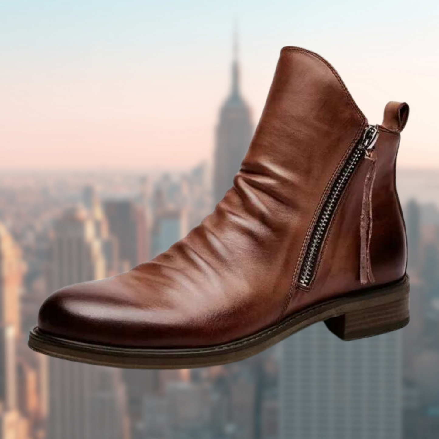 ModeGeist | Lederstiefel mit Glattem Finish